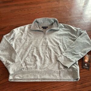 Kyodan Gray Quarter-Zip Pullover